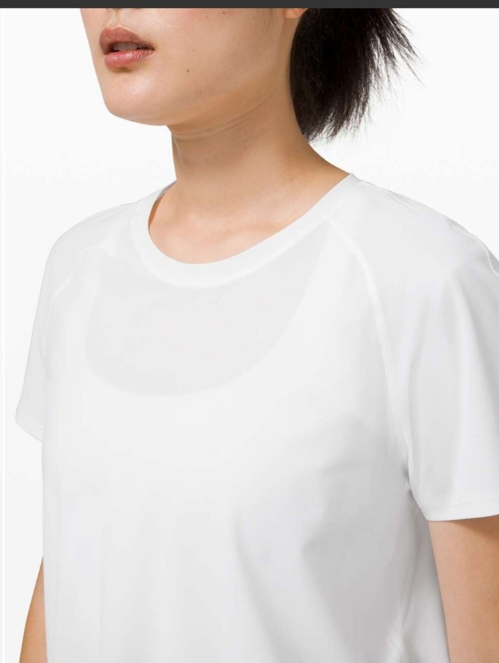 Lululemon Rise And Run White Short-Sleeve Performance Tee - Picture 2 of 8
